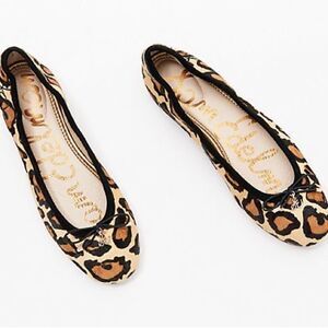 Sam Edelman Animal Print Ballet Flats - Felicia size 3 Big Girl